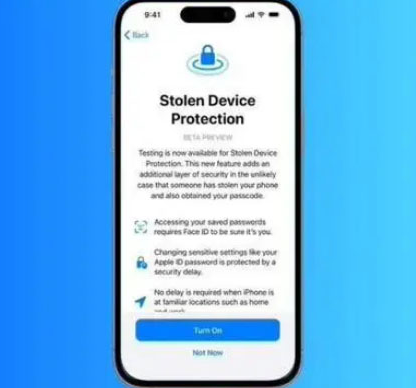 富川苹果授权维修店分享被盗设备保护功能开启方法 